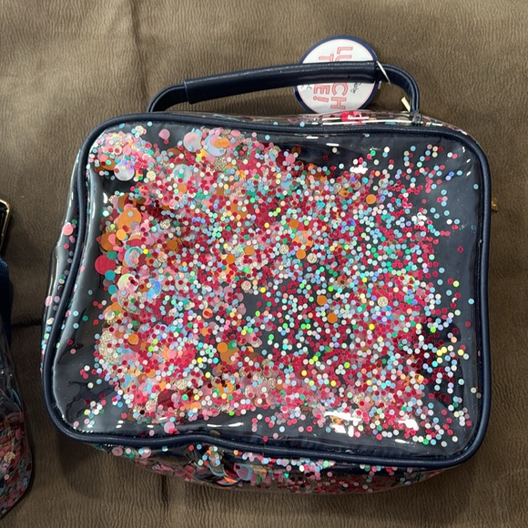 ESSENTIALS CONFETTI CLEAR FASHION BACKPACK and lunch bag - Picture 5 of 8